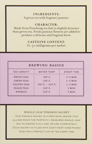 Harney & Sons Dragon Pearl Green Tea Sachets, Jasmine, 1.7 Oz